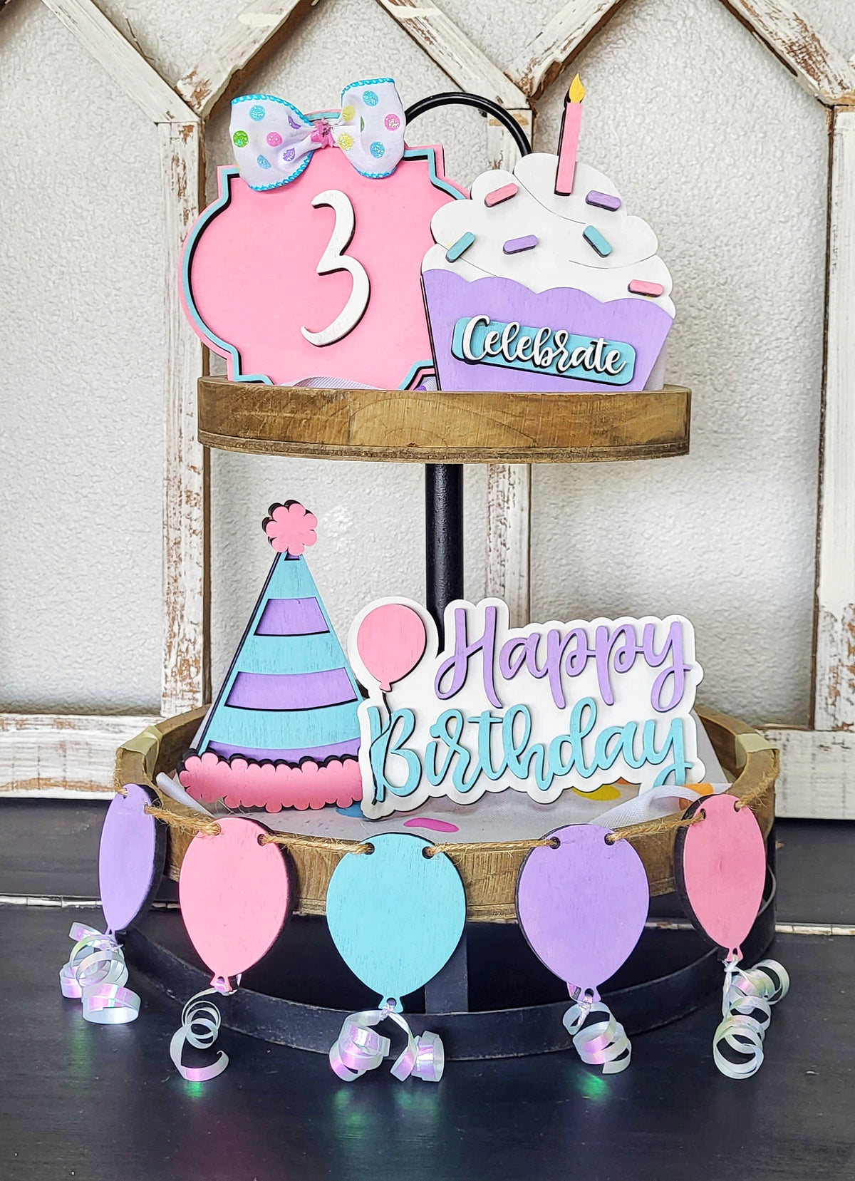 Birthday Party Tiered Tray Collections P2358