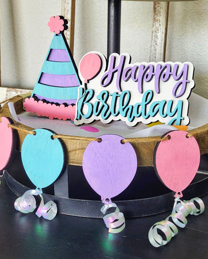 Birthday Party Tiered Tray Collections P2358