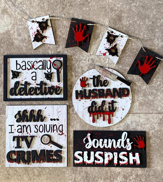 True Crime: Tiered Tray Collections - Paisley Grace Makery