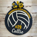 Volleyball Personalized School and Player 15" Round Design P2350