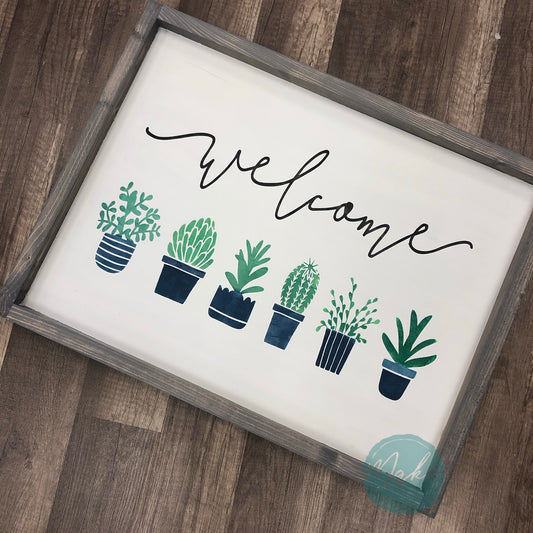 Welcome with Succulents: SIGNATURE DESIGN - Paisley Grace Makery