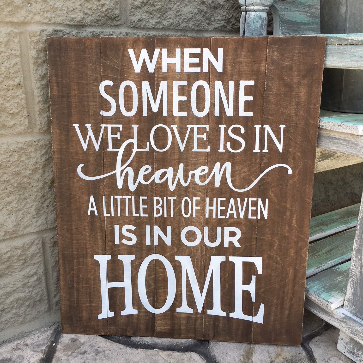 WHEN SOMEONE YOU LOVE IS HEAVEN: SIGNATURE DESIGN - Paisley Grace Makery