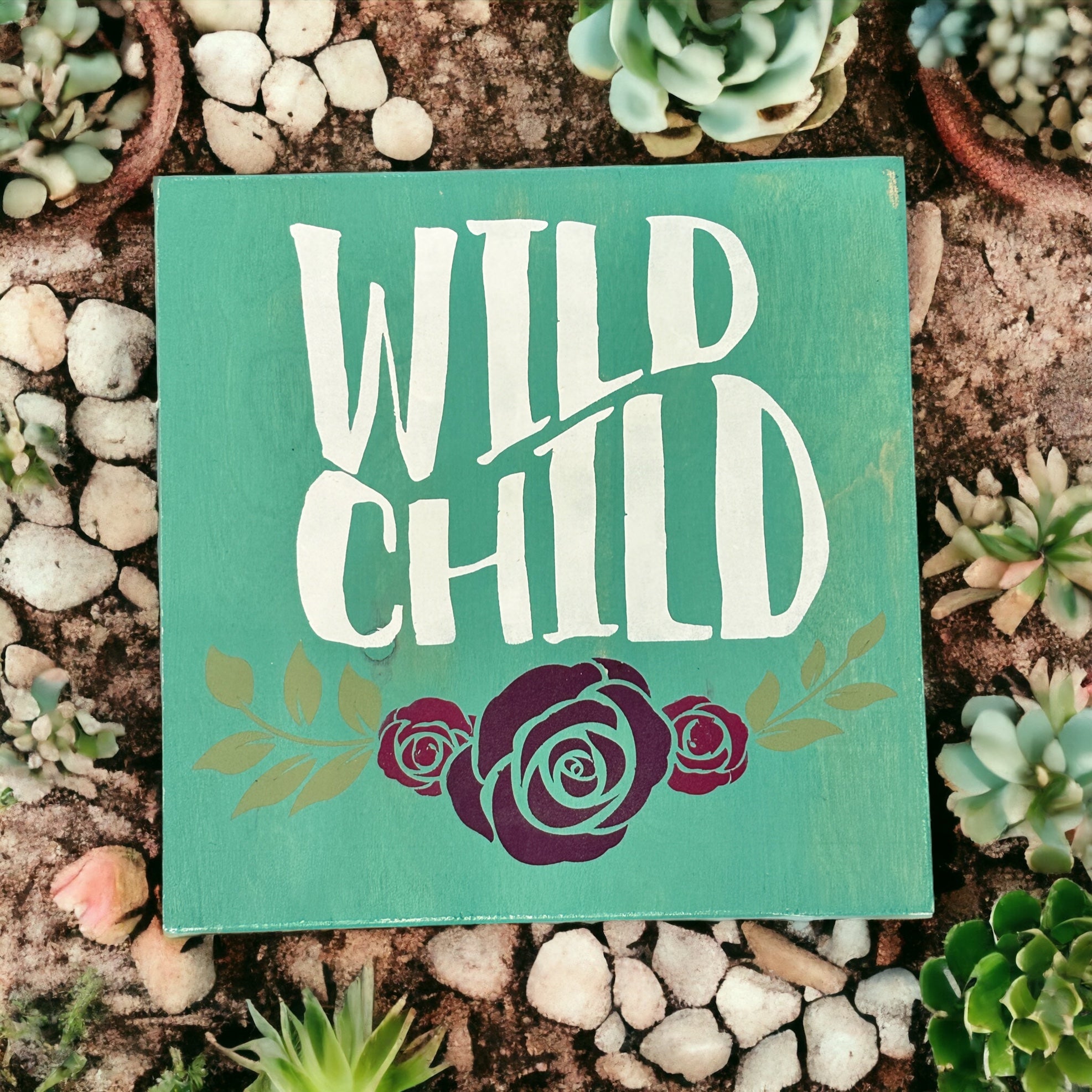 Wild Child with Flowers MINI DESIGN P2420