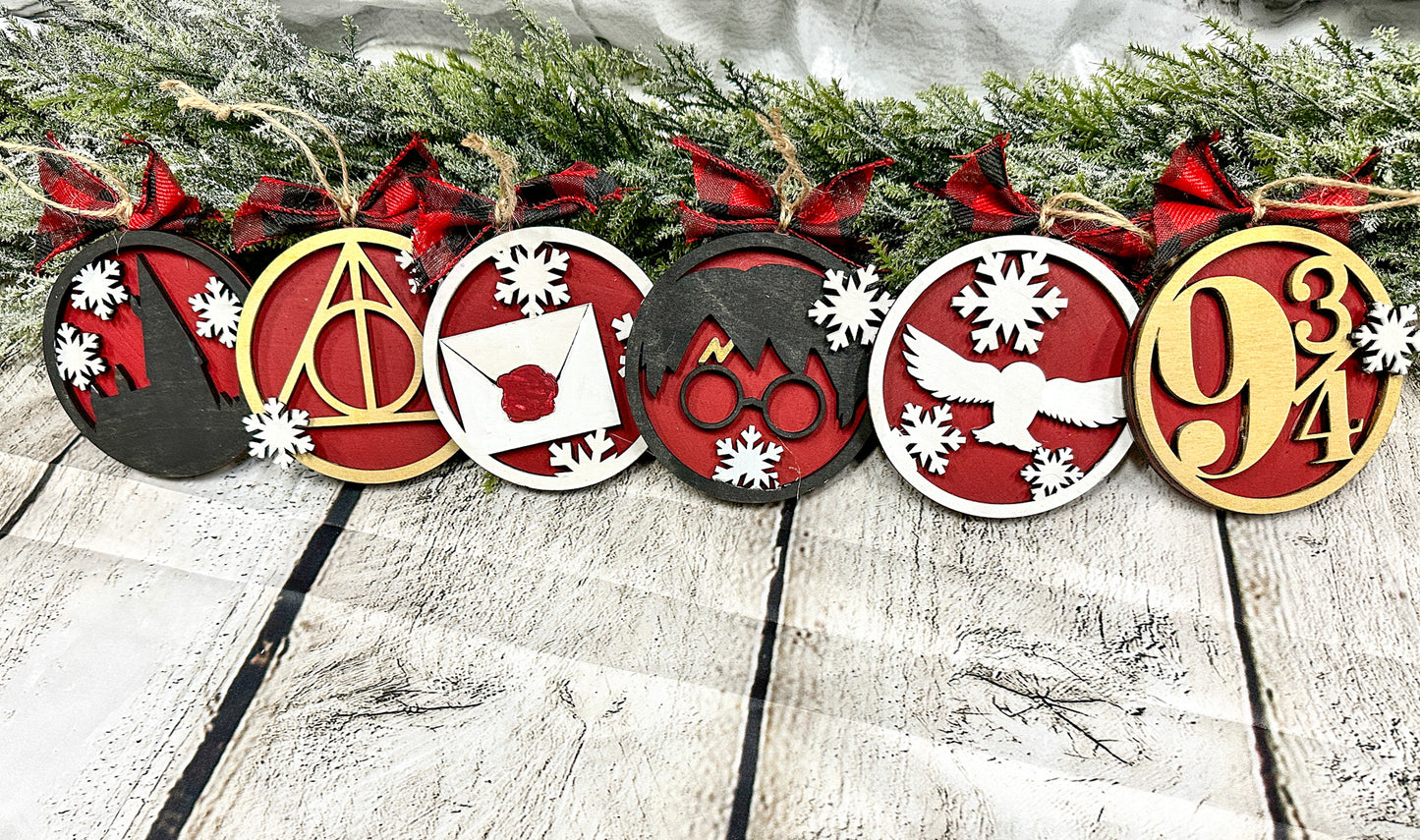 Wizarding Snowflakes: Ornament Design Set - Paisley Grace Makery