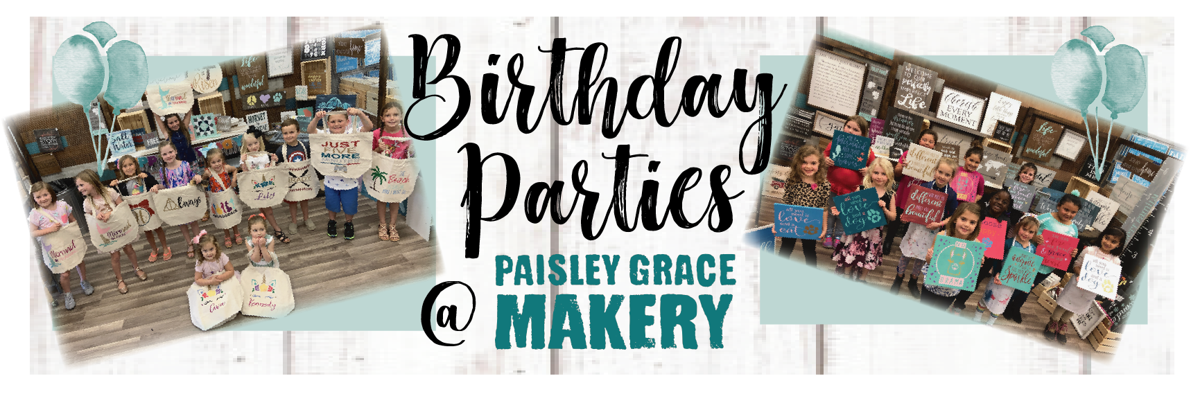 BIRTHDAY PARTIES - Paisley Grace Designs