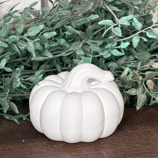 Small Squatty Pumpkin: Ceramics