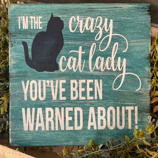 PAINTED - All Friends Must Be Approved By The Cat (8X8") - Paisley Grace Makery