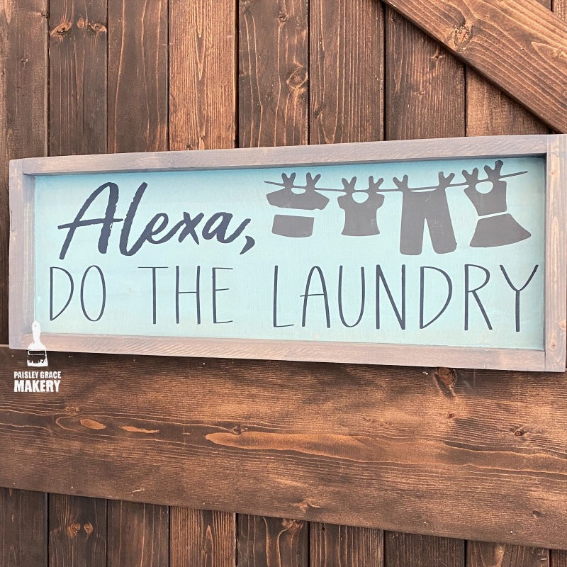 Alexa, Do the Laundry: Plank Design - Paisley Grace Makery