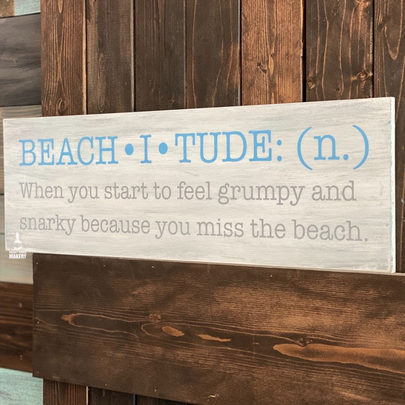 BEACHITUDE: PLANK DESIGN - Paisley Grace Makery