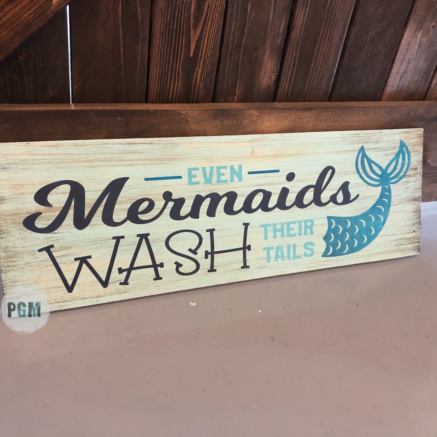 EVEN MERMAIDS WASH THEIR TAILS: PLANK DESIGN - Paisley Grace Makery