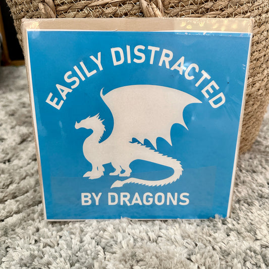 Easily Distracted By Dragons (8x8)