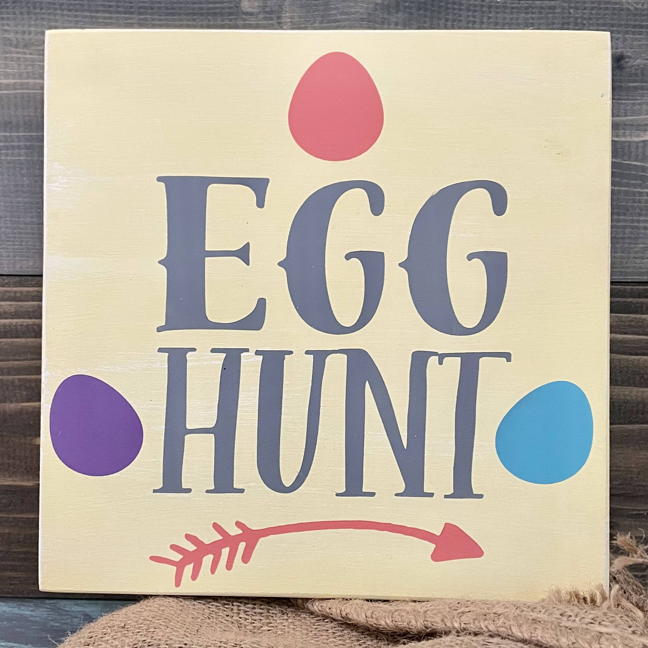 PAINTED - Egg Hunt (8X8