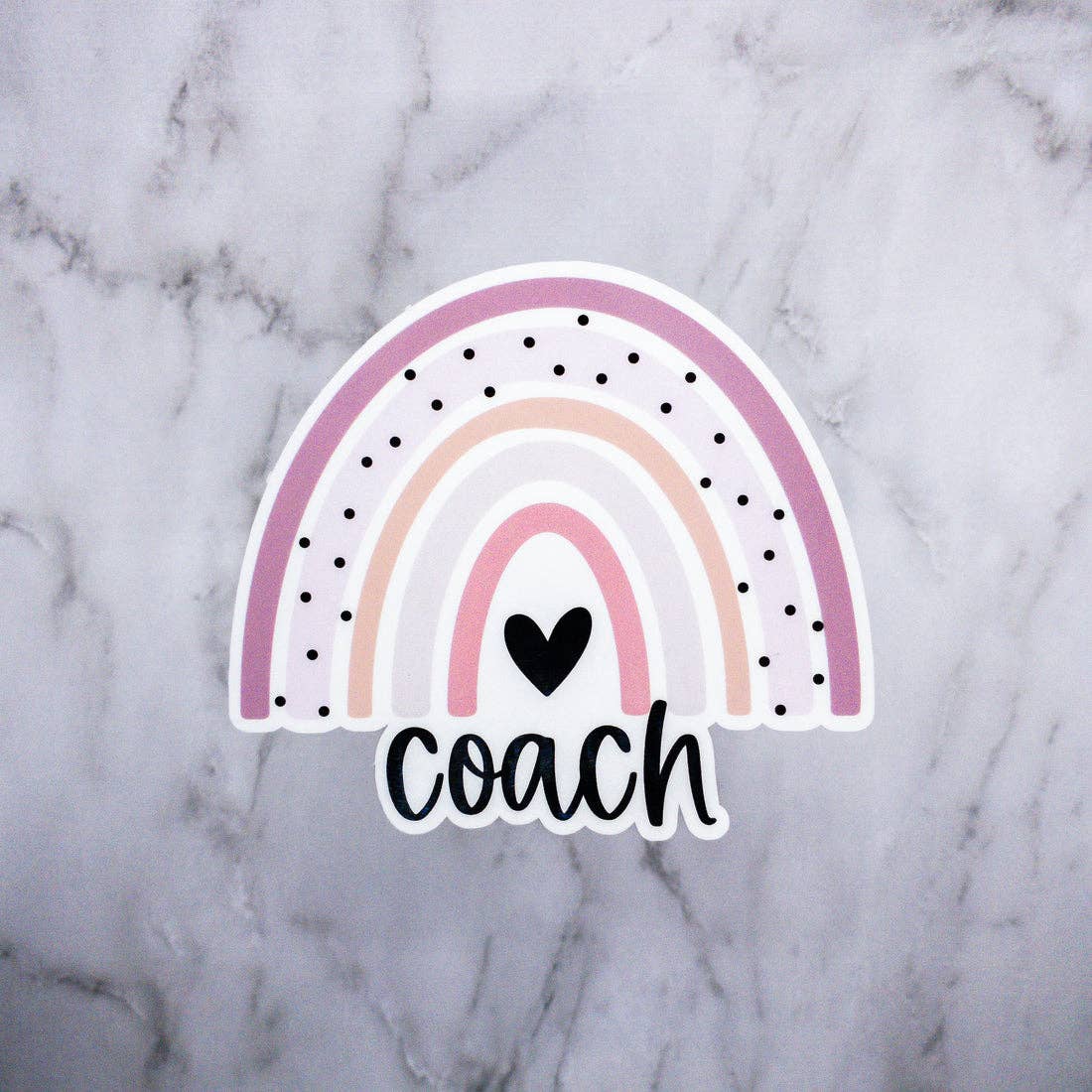 Coach Occupation Rainbow Sticker - Paisley Grace Makery