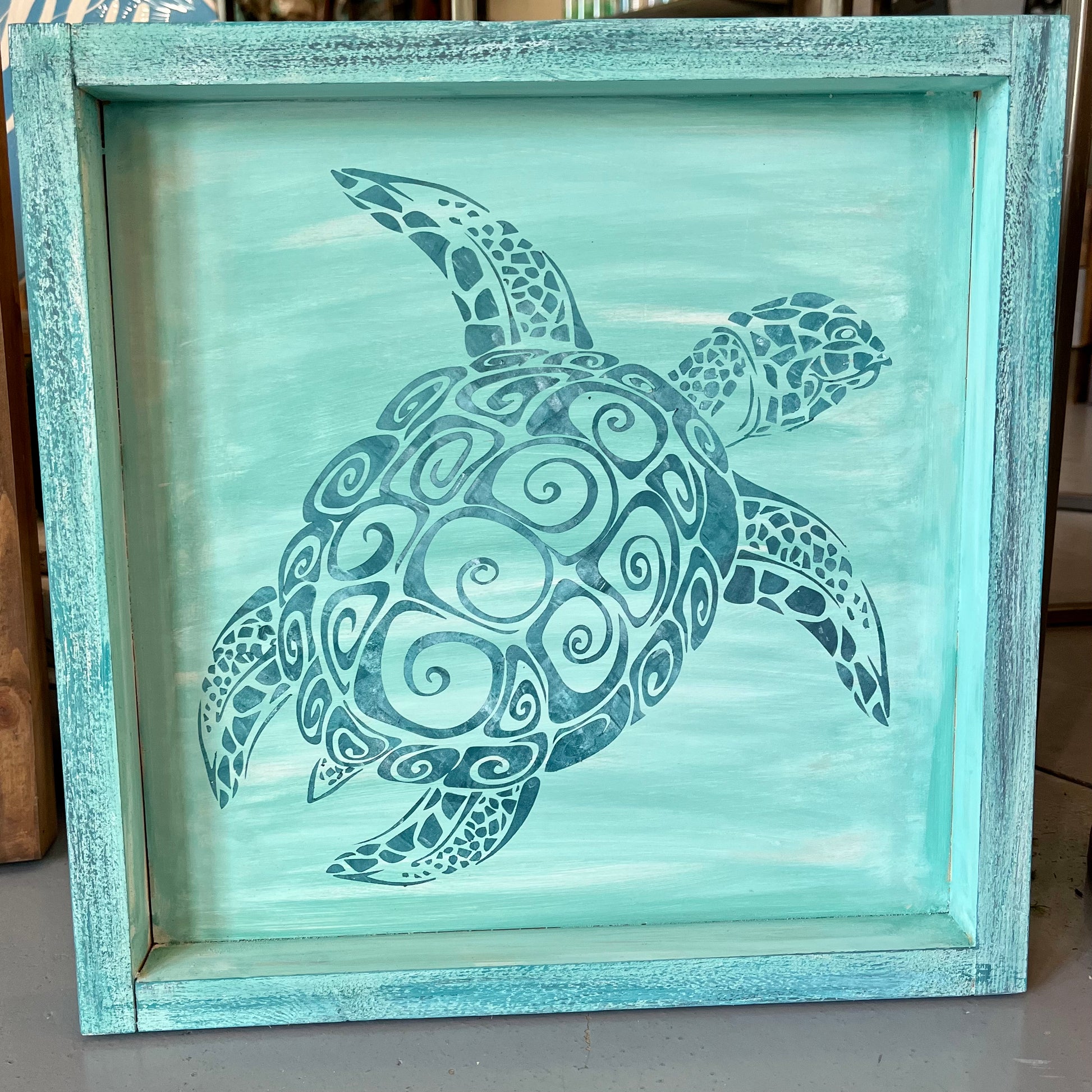 Turtle Decorative Design: SQUARE DESIGN - Paisley Grace Makery