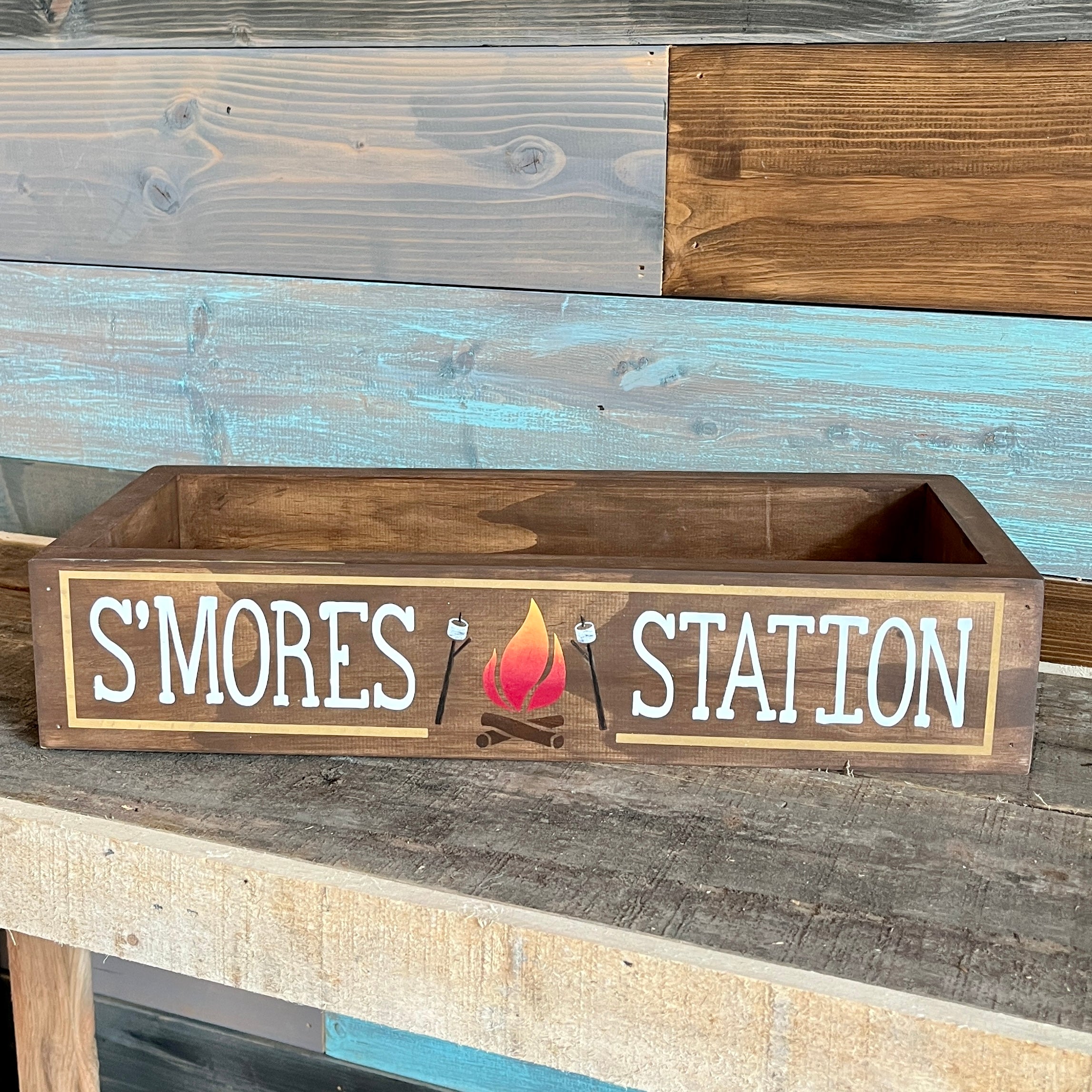 S'more Station: WOOD BOX - Paisley Grace Makery