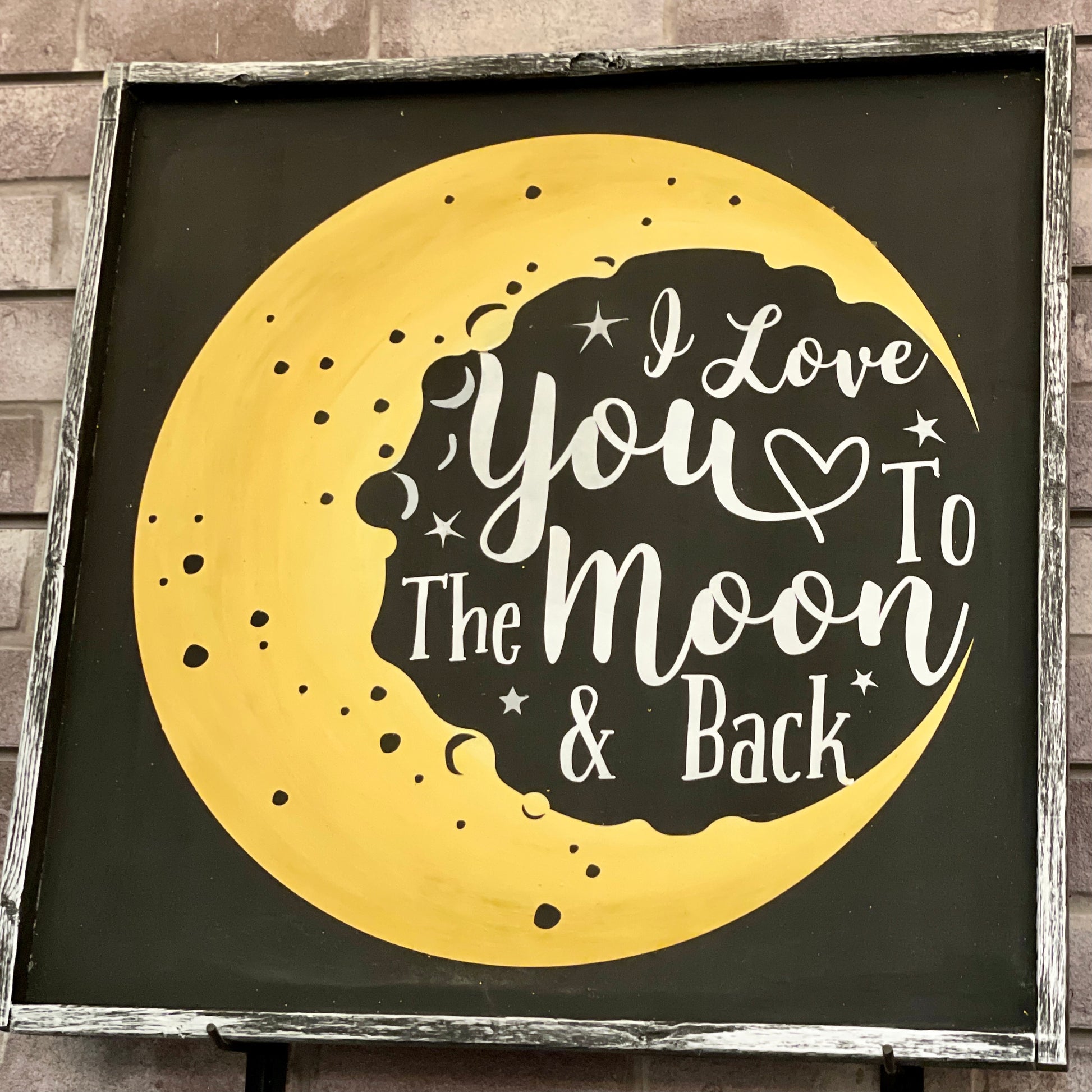 I love you to the moon and back: SQUARE DESIGN - Paisley Grace Makery
