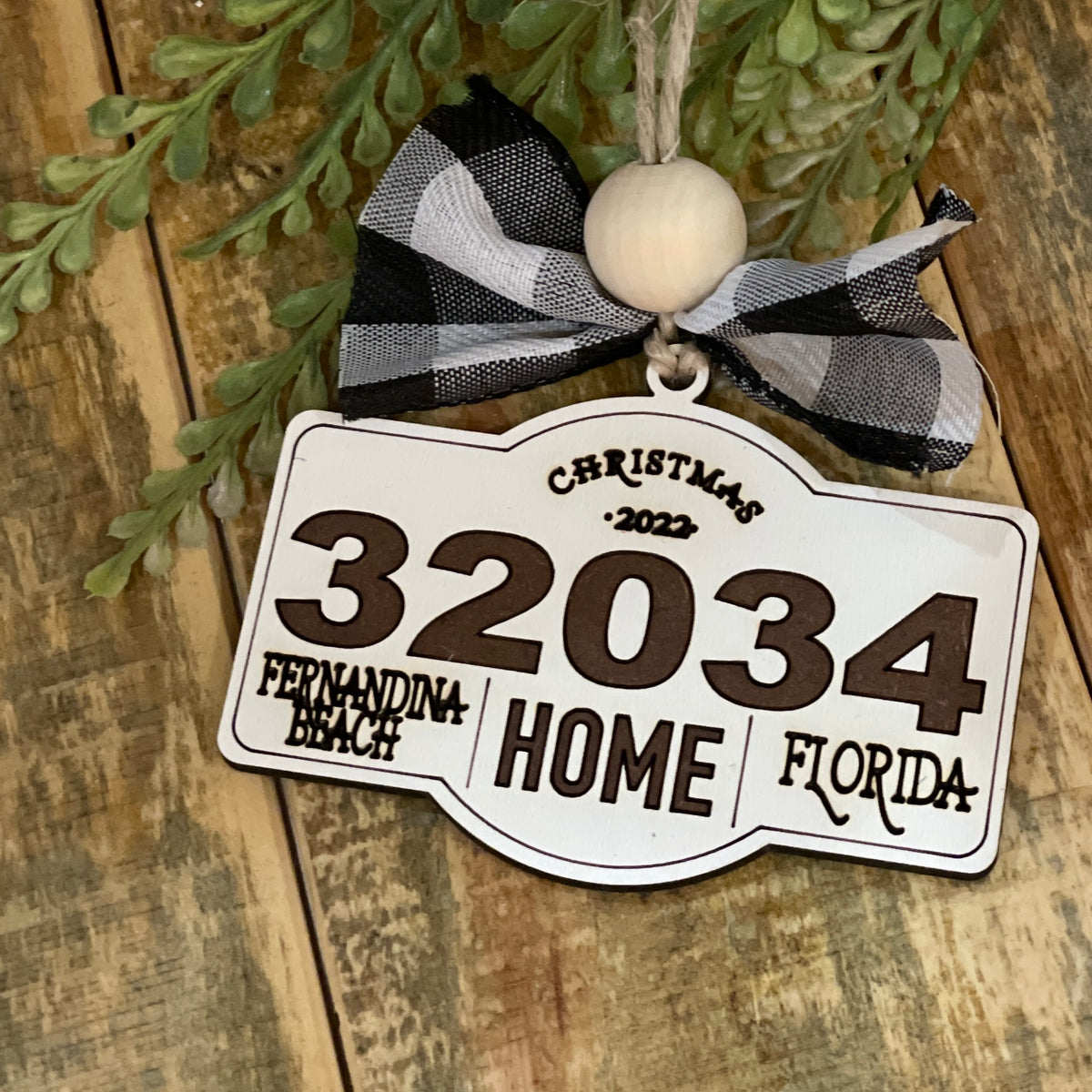 32034 Fernandina Beach Ornament 2022 - Paisley Grace Makery
