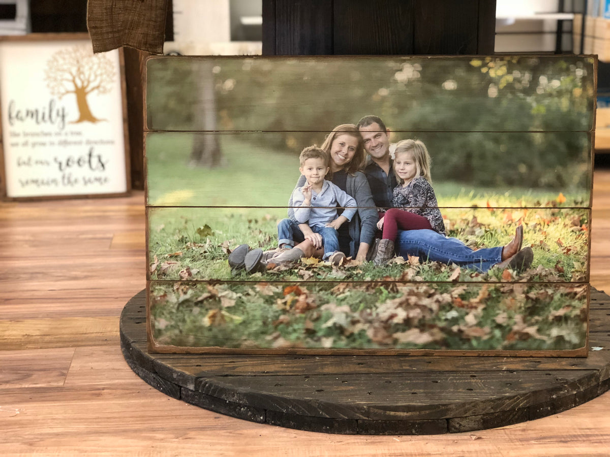Wood Photo Blocks and Photo Pallets - Paisley Grace Makery