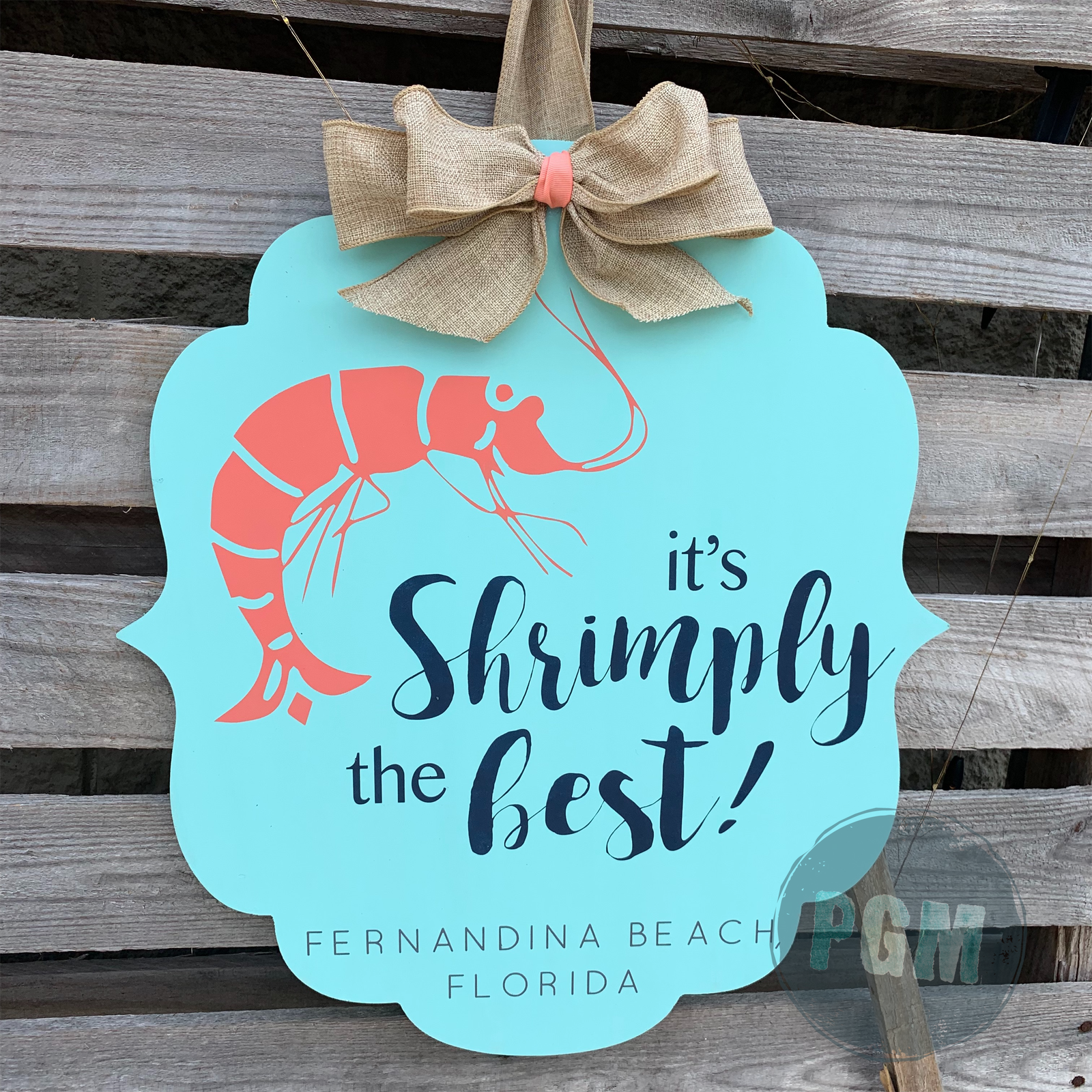 IT'S SHRIMPLY THE BEST BRACKET: DOOR HANGER DESIGN - Paisley Grace Makery