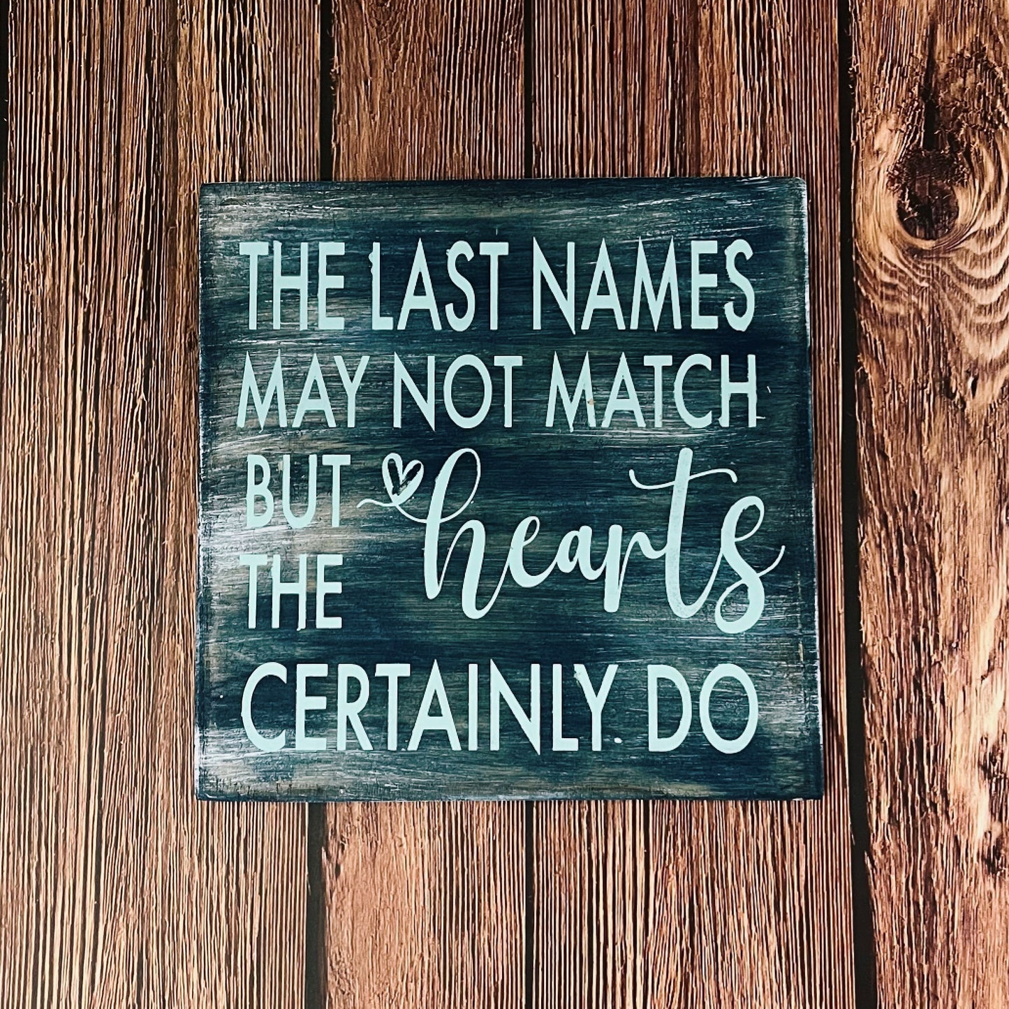 The Last Names May Not Match But The Hearts Certainly Do: MINI DESIGN