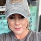 Just A Good Mom With A Hood Playlist Black Trucker Hat