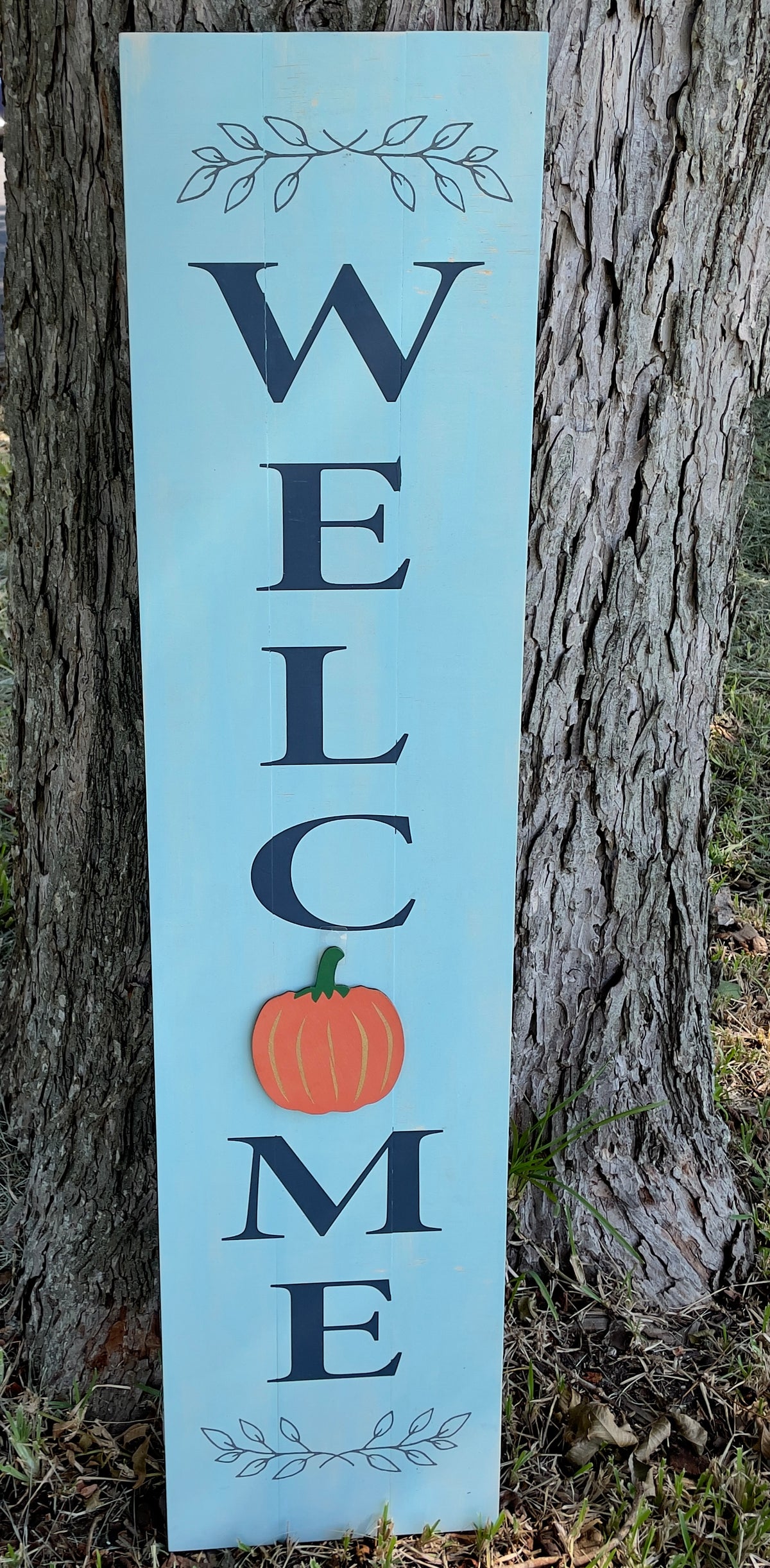 Welcome Changeable Signs 4ft Welcome Interchangeable Porch Sign | Wood Decor – Paisley Grace Makery